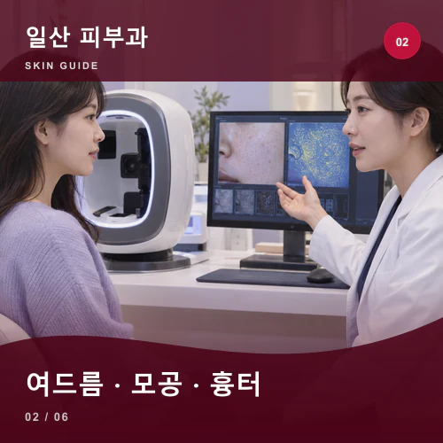 일산피부과 | 일산 여드름·모공흉터, 염증과 흔적의 순서 나누기